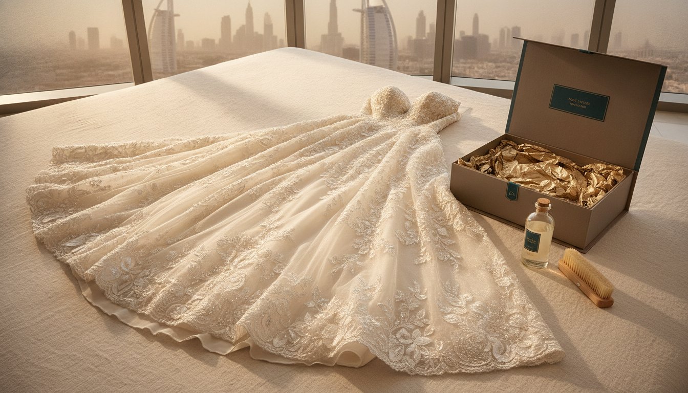 Expert Wedding Dress Cleaning in Dubai: Preserving Your Couture Memories