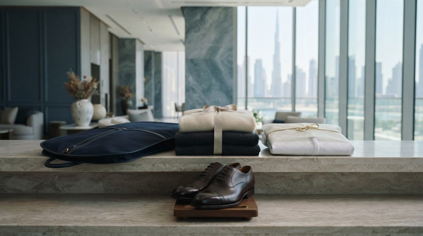 Clothes cleaning service in Business Bay with doorstep pickup